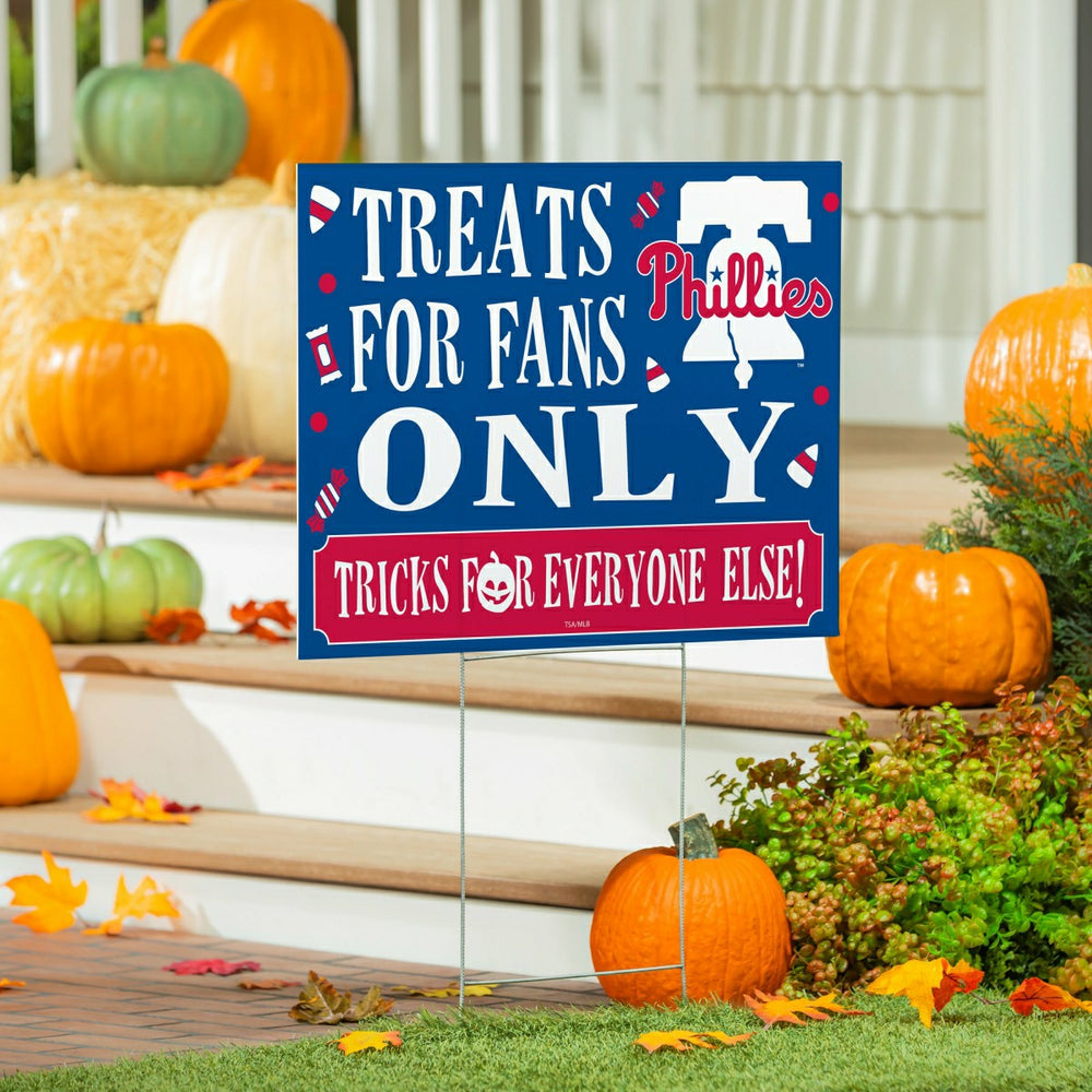 Philadelphia Phillies Yard Sign, Halloween Treats for Fans - MLB Home