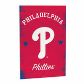 Philadelphia Phillies Wood Wall Sign, 16x24 - MLB Home