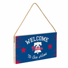 Philadelphia Phillies Wood Wall Sign, 6x11 - MLB Home