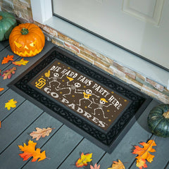San Diego Padres Flocked Coir Halloween Sassafras Switch Mat, 22"x10" - MLB