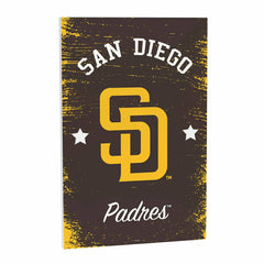 San Diego Padres Wood Wall Sign, 16x24 - MLB Home