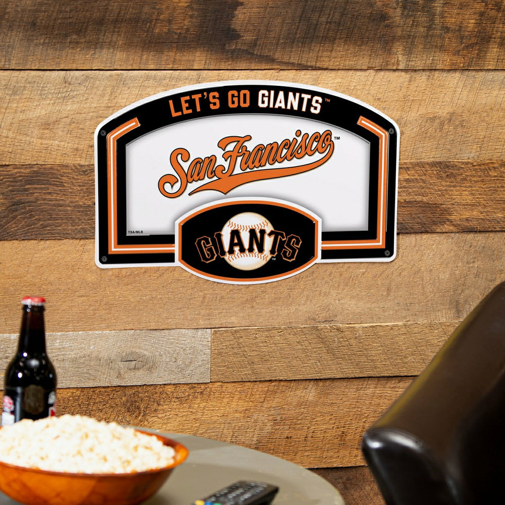 San Francisco Giants USA Embossed Steel Wall Sign, 11" x 17" - MLB Home