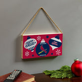 St Louis Cardinals Holiday Wood Wall Sign, 6x11 - MLB Home