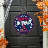 St Louis Cardinals Halloween Round Door Décor with Hanging Rope, 18x18 - MLB Home