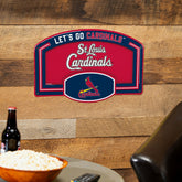 St Louis Cardinals USA Embossed Steel Wall Sign, 11" x 17" - MLB Home