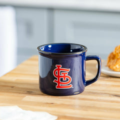 St Louis Cardinals Ceramic Camp Cup with Enamel Finish, 14oz - MLB Home