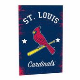 St Louis Cardinals Wood Wall Sign, 16x24 - MLB Home