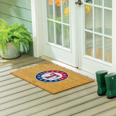 Texas Rangers Large Full Color Coir Mat, 36"x24" - MLB