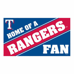 Texas Rangers PVC Mat COLOR Home of a Fan - MLB