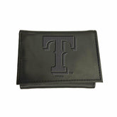 Texas Rangers Tri-Fold Wallet Black - MLB Home
