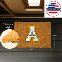 Coir Mat, 16"x28", Appalachian State University - Collegiate