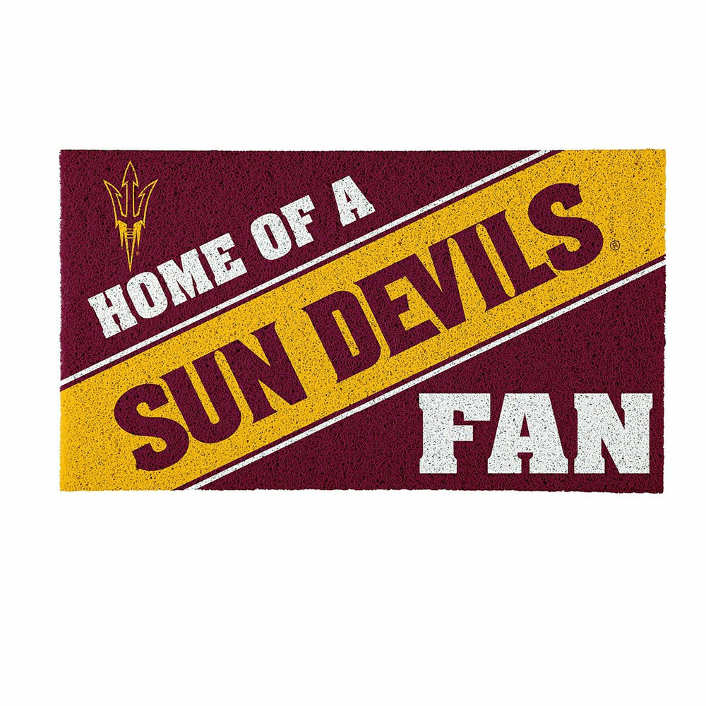 Arizona State University, PVC Mat COLOR, Home of a Fan - Collegiate