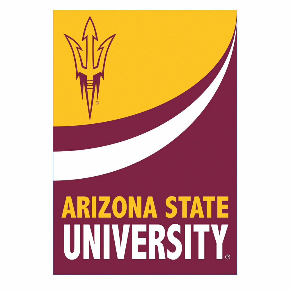Arizona State University Burlap Flag GDN Size - Collegiate Home