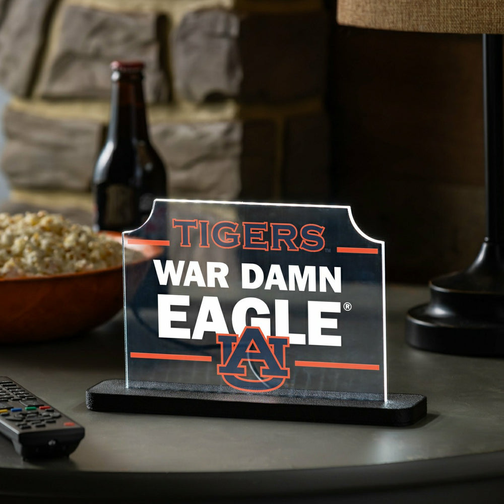 Auburn University College Rectangle Desklite LED Decor - Collegiate Home