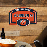 Auburn University USA Embossed Steel Wall Sign, 11" x 17" - Collegiate Home