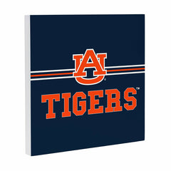 Auburn University Wood Wall Sign, 12x12 - Collegiate Home