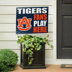 Auburn University Coroplast Yard Sign "Fans Play Here" - Collegiate Home