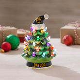 University of Baylor 8" LED Ceramic Christmas Tree - Collegiate Home