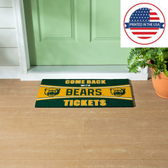 28" x 16" PVC Trapper Mat, Come Back with Tickets, Baylor University - Collegiate