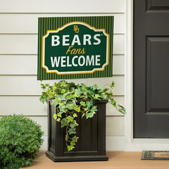Baylor University Coroplast Yard Sign, "Fans Welcome" - Collegiate Home