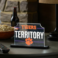 Clemson University College Rectangle Desklite LED Decor - Collegiate Home