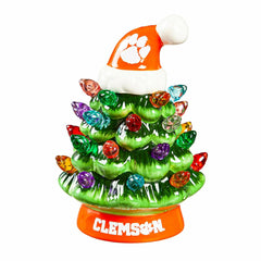 4" Mini LED Tabletop Christmas Tree, Set of 2, Clemson University - Collegiate Home