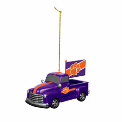 Clemson University Rally Truck Ornament, Set of 2 - Collegiate Home