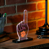 Clemson University College Foam Finger Desklite LED Decor - Collegiate Home