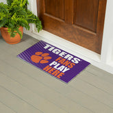 Clemson University Fan Mat, 28"x16" - Collegiate