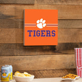 Clemson University Wood Wall Sign, 12x12 - Collegiate Home