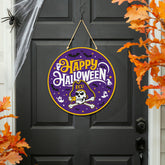 East Carolina University Halloween Round Door Décor with Hanging Rope, - Collegiate Home