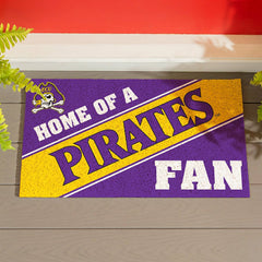 East Carolina University, PVC Mat COLOR, Home of a Fan - Collegiate