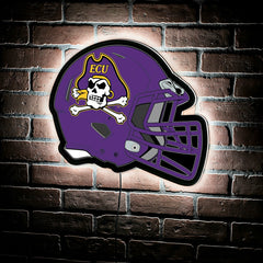 LED Wall Decor, Helmet, East Carolina University - Collegiate Home