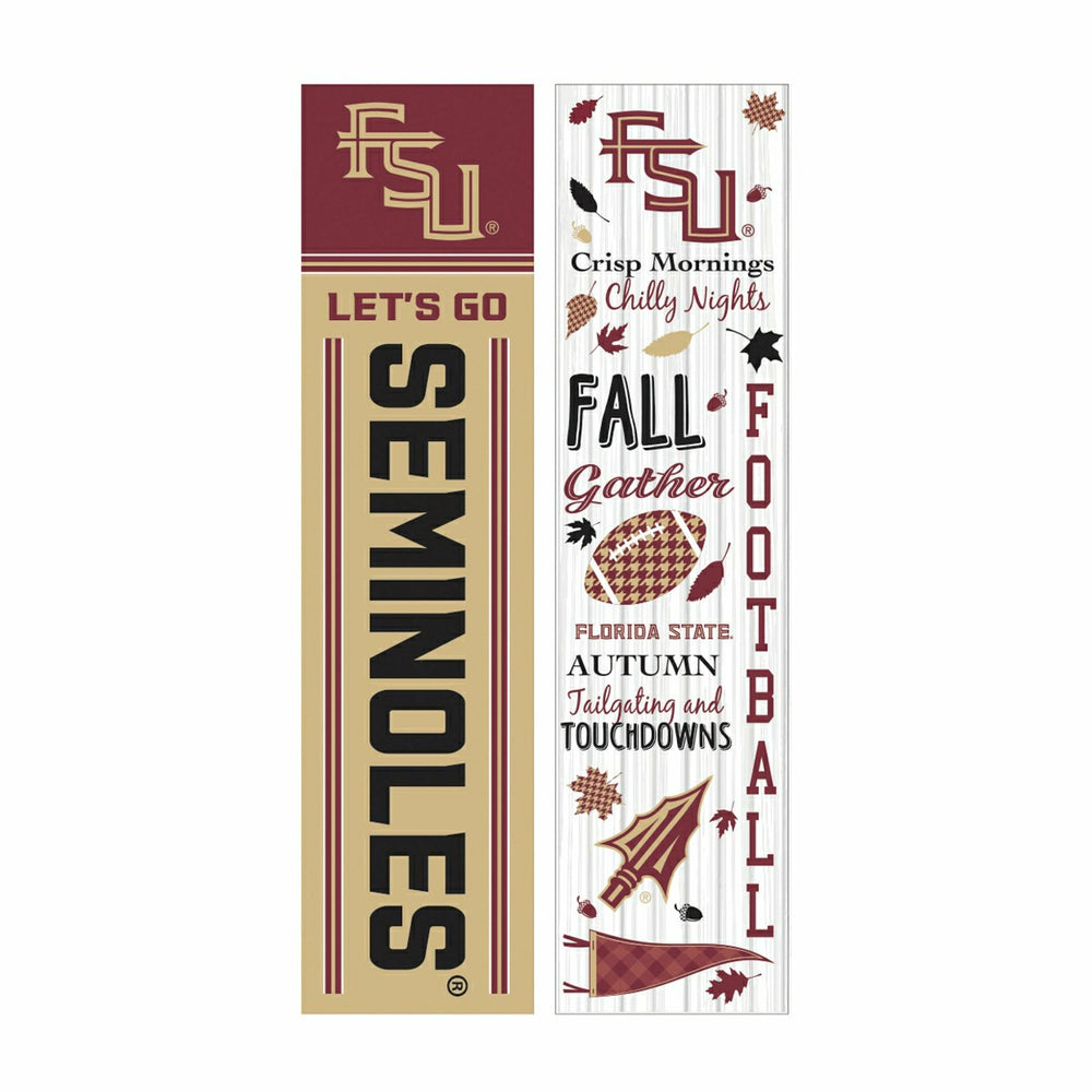 46" Double Sided Leaner, Florida State University, Fall Seasonal - Collegiate Home