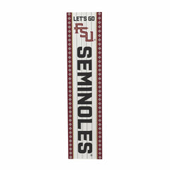 47" Double Sided Leaner, Florida State University, Christmas - Collegiate Home