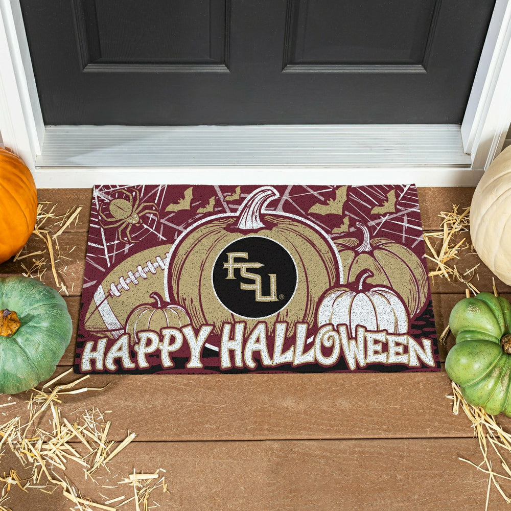 Florida State University Halloween PVC Mat, 28"x16" - Collegiate