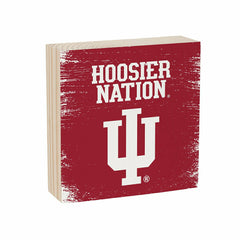 Indiana University Plock, Down Home Fans, 6x6 - Collegiate Home