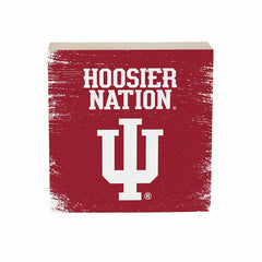 Indiana University Plock, Down Home Fans, 6x6 - Collegiate Home