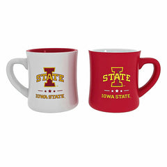 Iowa State University 10oz Ceramic Cup Set, 2pc - Collegiate Home