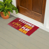 Iowa State University Fan Mat, 28"x16" - Collegiate