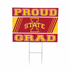 Iowa State University Coroplast Yard Sign Graduate - Collegiate Home