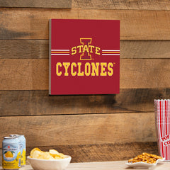 Iowa State University Wood Wall Sign, 12x12 - Collegiate Home