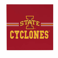 Iowa State University Wood Wall Sign, 12x12 - Collegiate Home
