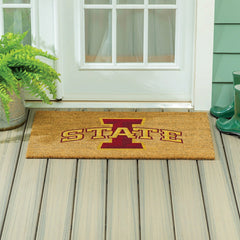 Iowa State University Large Full Color Coir Mat, 36"x24" - Collegiate