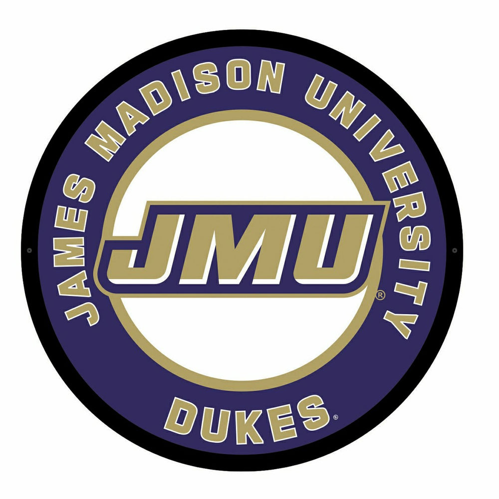 LED Wall Decor, Round, James Madison University - Collegiate Home