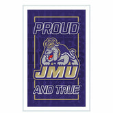 James Madison University College Rectangle Neolite LED Decor - Collegiate Home