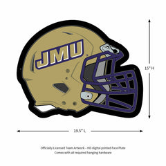 LED Wall Decor, Helmet, James Madison University - Collegiate Home