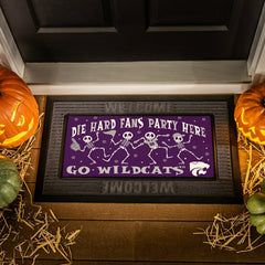 Kansas State University,University of Kansas Flocked Coir Halloween Sa - Collegiate