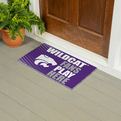 Kansas State University Fan Mat, 28"x16" - Collegiate