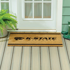Kansas State University Large One Color Coir Mat, 36"x24" - Collegiate